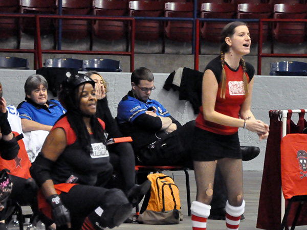 The Carolina Rollergirls Host The Dairyland Dolls