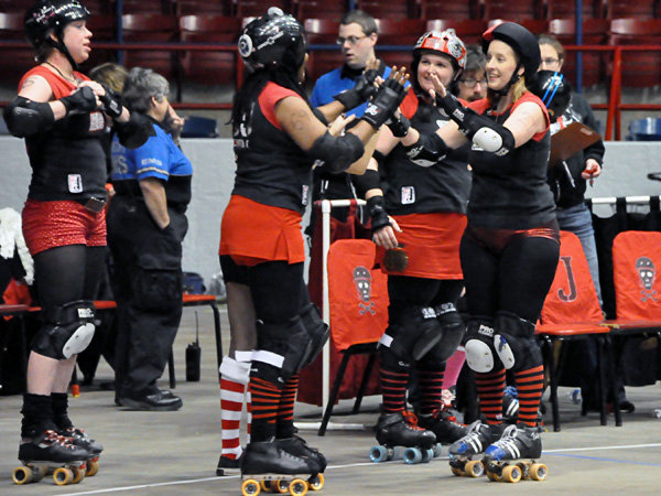 The Carolina Rollergirls Host The Dairyland Dolls