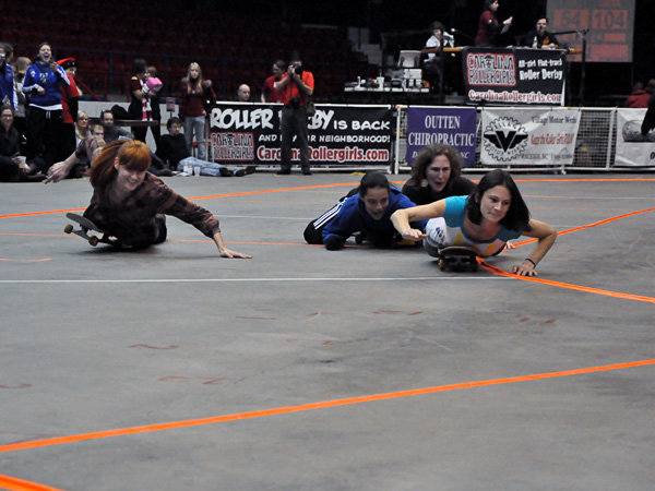 The Carolina Rollergirls Host The Dairyland Dolls