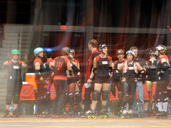 The Carolina Rollergirls Host The Dairyland Dolls